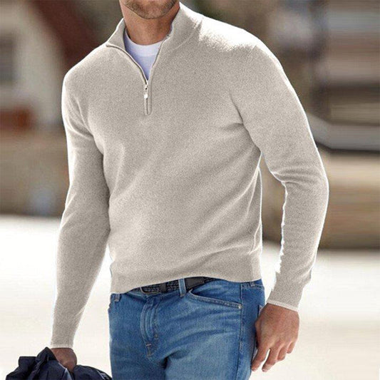 Lorenzo | Men’s Winter Half-Zip Warm Jumper